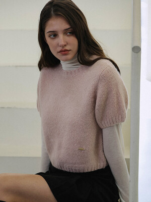 Olly Half Sleeve Knit [Pink]