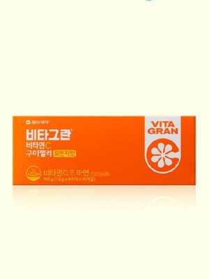 동아제약 비타민C 구미젤리 (복숭아,포도,오렌지 택1)