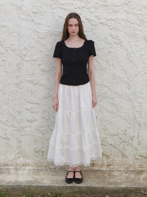 A PURE CANCAN SKIRT_WHITE