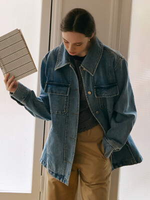 Sweden Denim Jacket_Medium blue