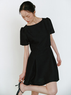 March Tweed One-piece_black
