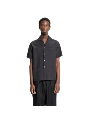 25SS 마르지엘라 반팔 셔츠 S50DR0009M35267900 BLACK DOM
