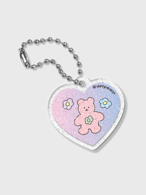 Heart Blossom bear friends(글리터키링)