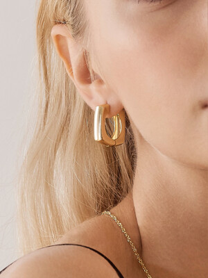 LARGE SQUARE CLIP EARRINGS AE320003