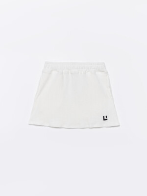Active Terry Mini Skirt - White