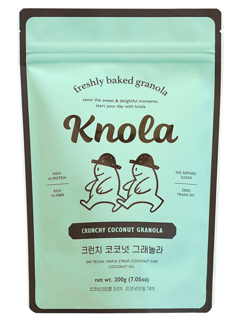 간편요리/간식 - 크놀라 (KNOLA) - 크런치 코코넛 그래놀라 200g