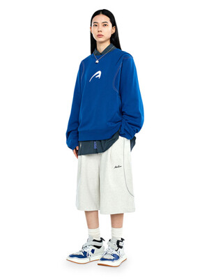 A-peec logo sweatshirt Z-Blue