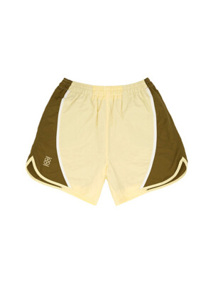 Marathon Shorts Yellow Brown