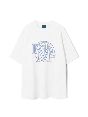 DML Stitch Logo Short Sleeve T-shirt T78 White