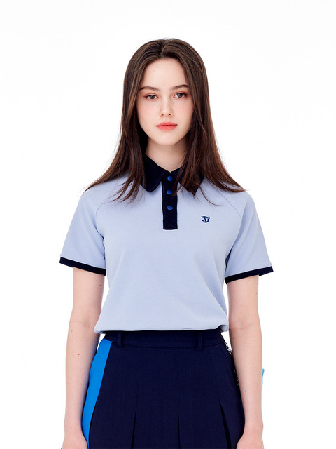 티셔츠,골프,골프,골프 - 셀티 (cellty) - CONTRAST WAFFLE HALF SLEEVE-SB