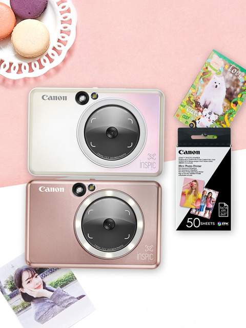 디지털기기 - 캐논 인스픽 (CANON inspic) - 캐논 인스픽S2 50매패키지 / 즉석카메라 프린터 ZV-223A 휴대용 포토프린터 스마트폰 사진인화