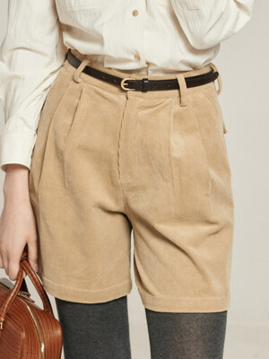 Corduroy Two Turk Shorts_3color