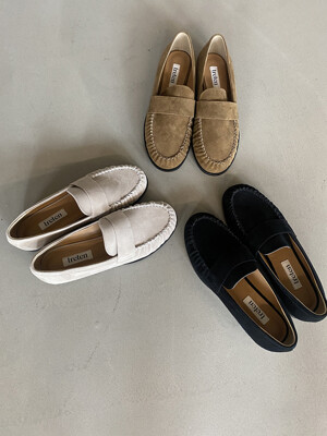 Stitch Flat Loafers_3 colours