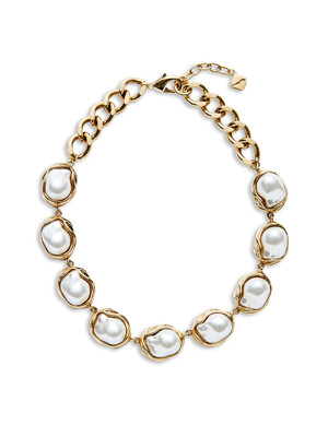 Savage Statement Pearl Necklace