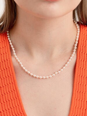 2024 Magnet Pearl Necklace_4mm Color Beads(39cm)