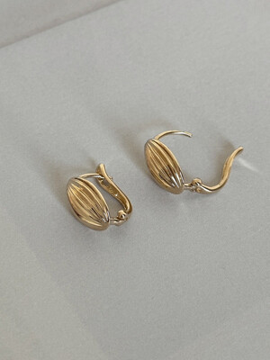 14k Shell earrings