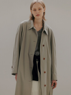 raglan belted trench coat (light khaki)