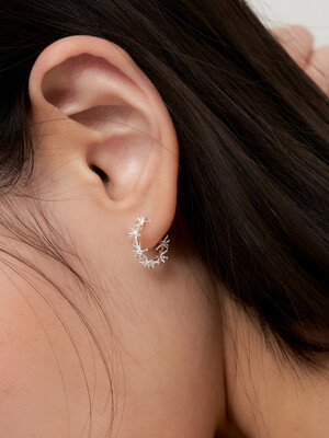 [silver925] dandelion earring - silver