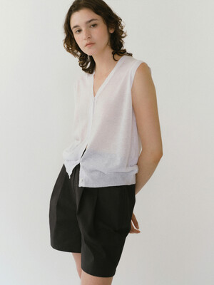 Agra Knit Sleeveless (Ivory)