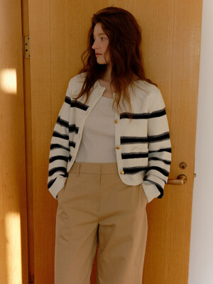 Cotton Beige Pants KW5SL5130_91
