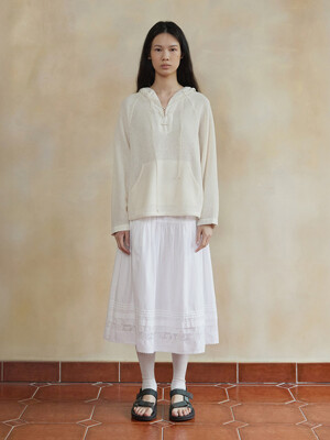 mare net hoodie (ivory)