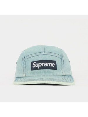 슈프림 25SS 패치로고 데님 공용 캠프캡 SS25H59 LT WASHIND