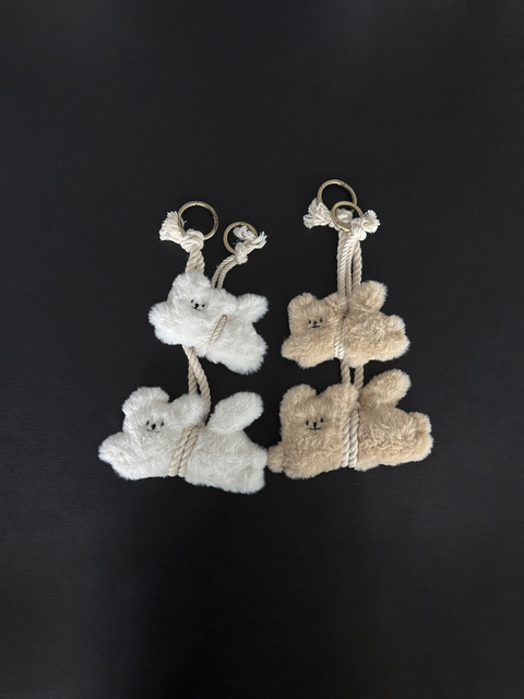 에이비 페브 [선물포장] 액막이 명태 강아지 키링 : Lucky pup ( 2 colors / 2 size )
