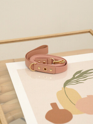 Running Mate Leather&Webbing Lead_Rose Pink