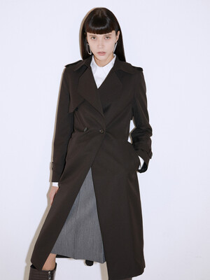 Wool Mixed Trench Coat