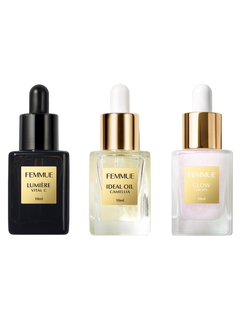  - 파뮤 (FEMMUE) - 파뮤 디럭스 세트 ( 뤼미에르 바이탈C 10ml + 아이디얼 오일 10ml + 글로우드롭스 10ml )