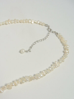 Zigzag Fresh Water Pearl Necklace