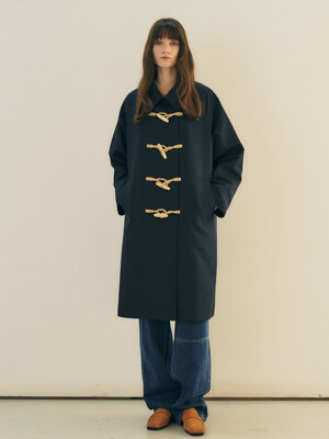 Detachable Toggle Coat, Navy