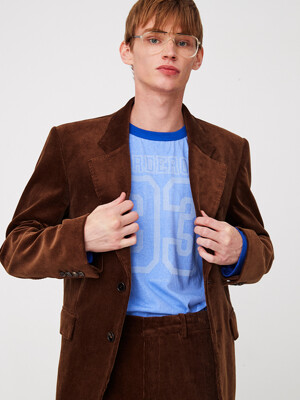 For men, 93 Corduroy Tailored Jacket / Brown