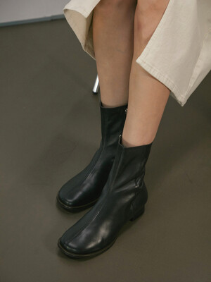 Leather Ankle Boots_2 colours