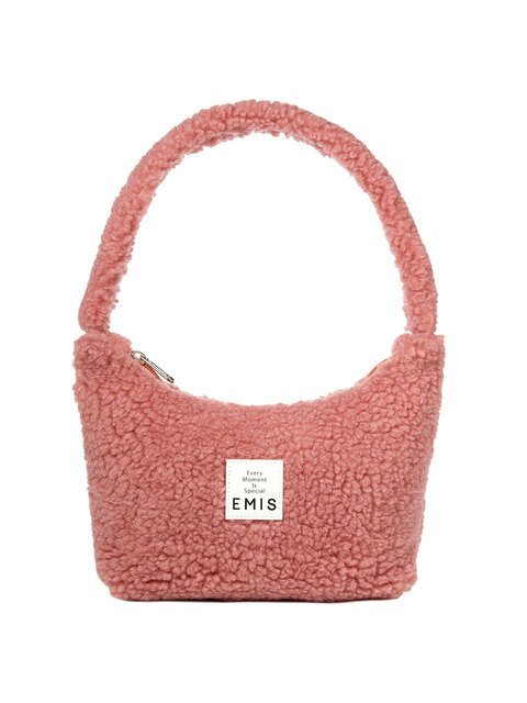 숄더백 - 이미스 (EMIS) - EMIS BOUCLE HOBO BAG-PINK