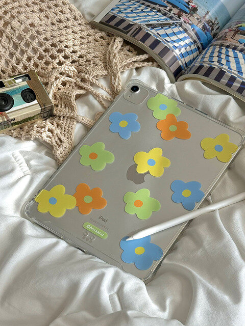 휴대폰/기기케이스 - 보라앤드 (boraand) - Spring flower iPad case (jellyhard)