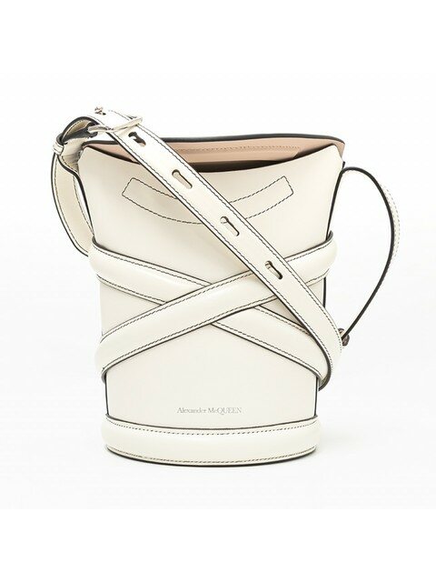 럭셔리백 - 알렉산더맥퀸 (Alexander Mcqueen) - 23SS 알렉산더 맥퀸 커브 화이트 버킷백 656467 1YB40 9210
