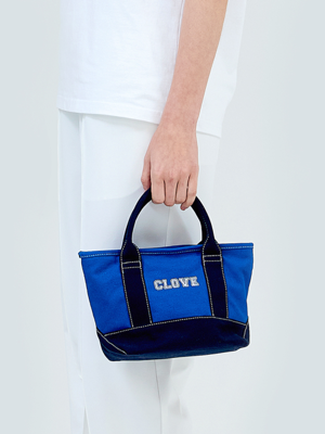 Contrast Tote Bag (Blue)
