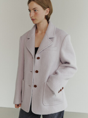 Mohair Winter Jacket Pink_S233JK01