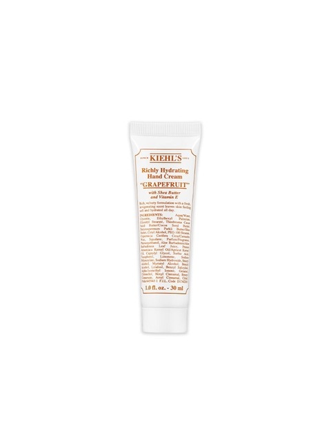 바디케어 - 키엘 (kiehls) - 리칠리 하이드레이팅 핸드 크림 그레이프프룻 30ml