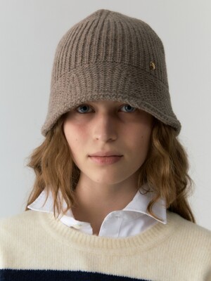 wholegarment wool bucket hat - cocoa