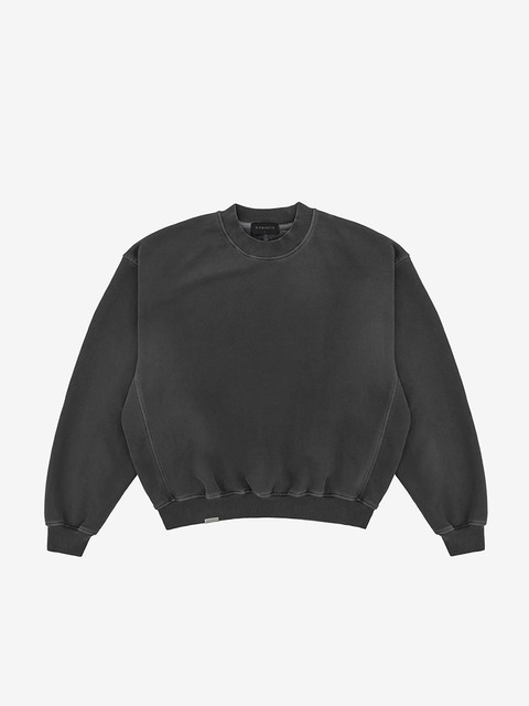 티셔츠 - 디프리크 (D.PRIQUE) - Over Sweatshirt - Washed Black