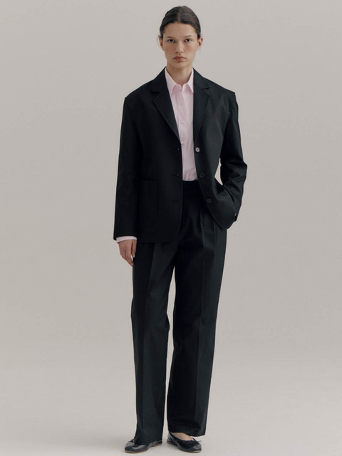팬츠 - 노우드 (noeud) - March cotton pants (Black)
