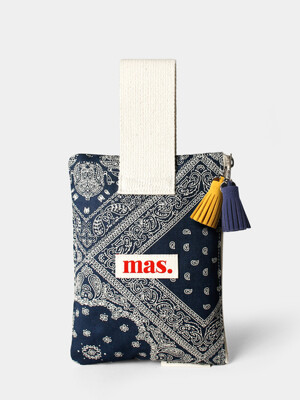 Strap pouch _ 반다나 네이비