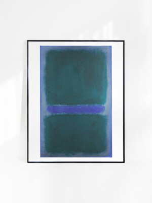 [마크 로스코] BlueGreen, Blue on Blue Ground 56 x 71 cm