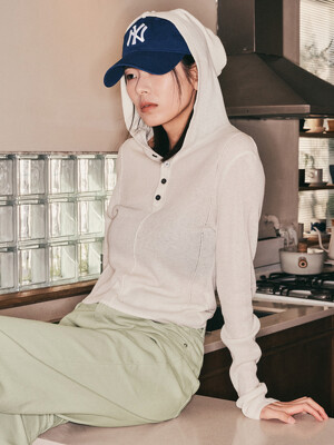 AR_Simple hooded knit top_3color