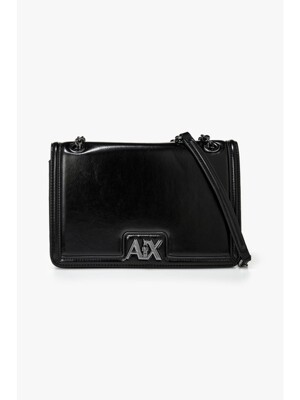 AX 여성 로고 클로저 미디엄 크로스바디백-블랙(A424170007)