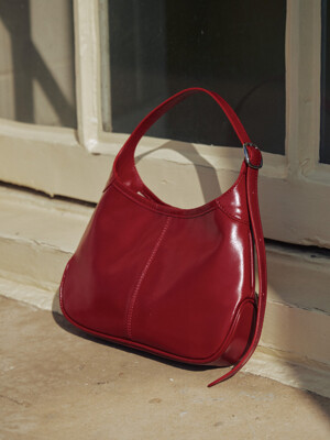 [단독]Renee Hobo Bag_Red Rose