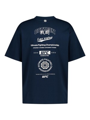 UFC 콜렉트 릴렉스핏 반팔 티셔츠  네이비 U2SSV2304NA
