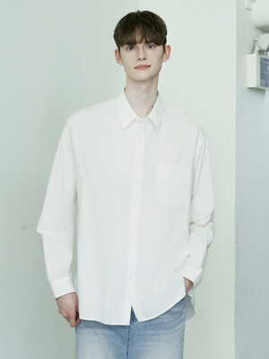 DM1023 SOLID COTTON SHIRTS_IVORY